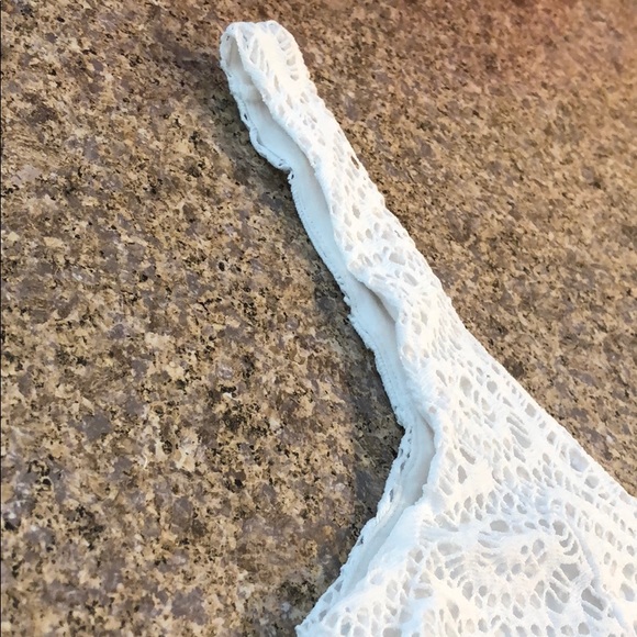 APT.9 White Lined Lace Dress - Great Swim Cover Up - Picture 12 of 15